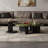 Modern Round Coffee Table - Marble Tabletop Stylish Luxury Living Room Center Table Home Decor Furniture