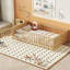 Camber Wood Floor Bed with Built-In Book Rack & Safety Door-115753774