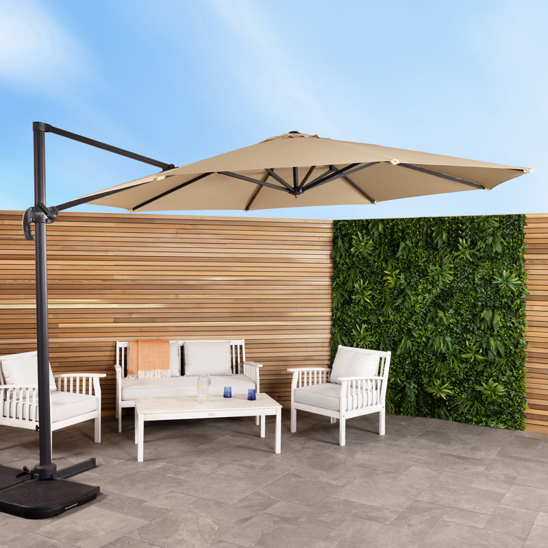 Juliana 350cm Cantilever Parasol, Beige