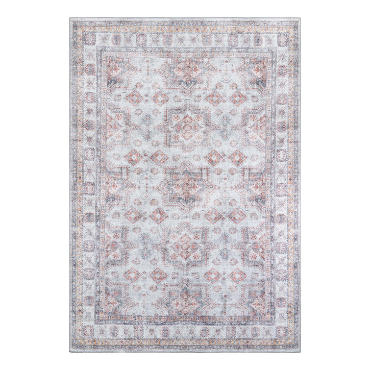 Macchione Performance Chenille Floral Indoor Rug