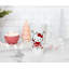 Grande tasse à lattes en céramique Sanri Hello Kitty Peut contenir 16 onces