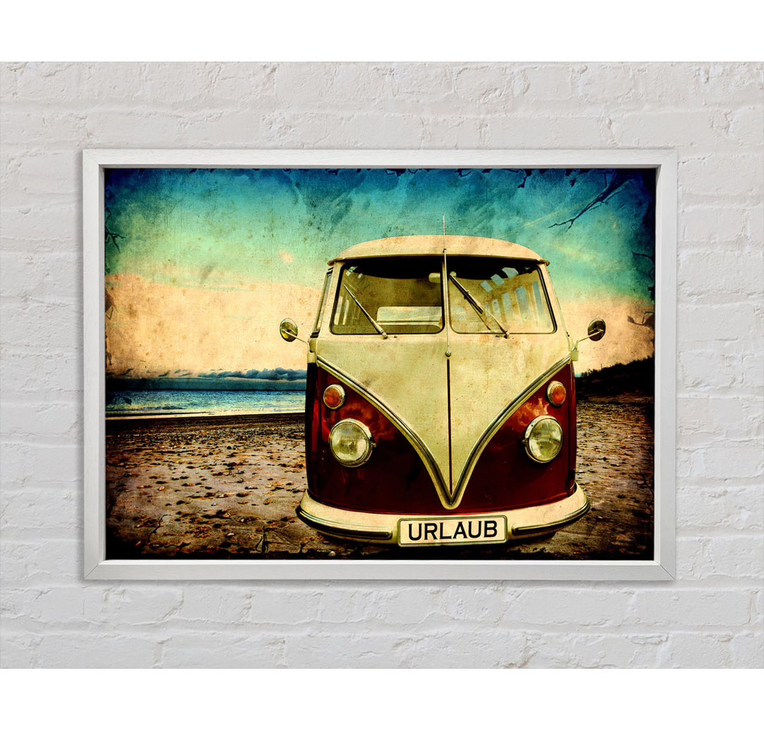 Strand VW Camper Van - Druck