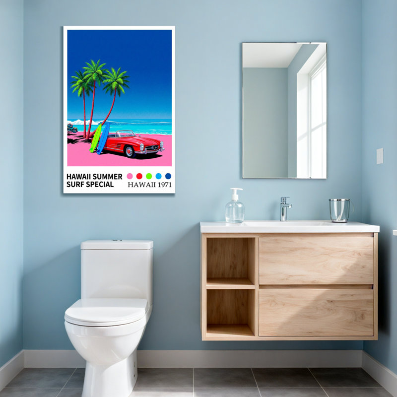 Paysage et nature, Hawaii Summer Surf Special, 1970, H 24 po x l 16 po