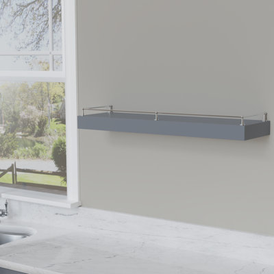 Traditional Gallery Rail Kit, For Shelving - Flat 