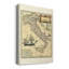 Carte d'Italie - impression sur toile tendue-1768537838