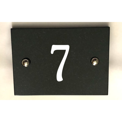 Brumby 10cm H Reflective Stone House Number