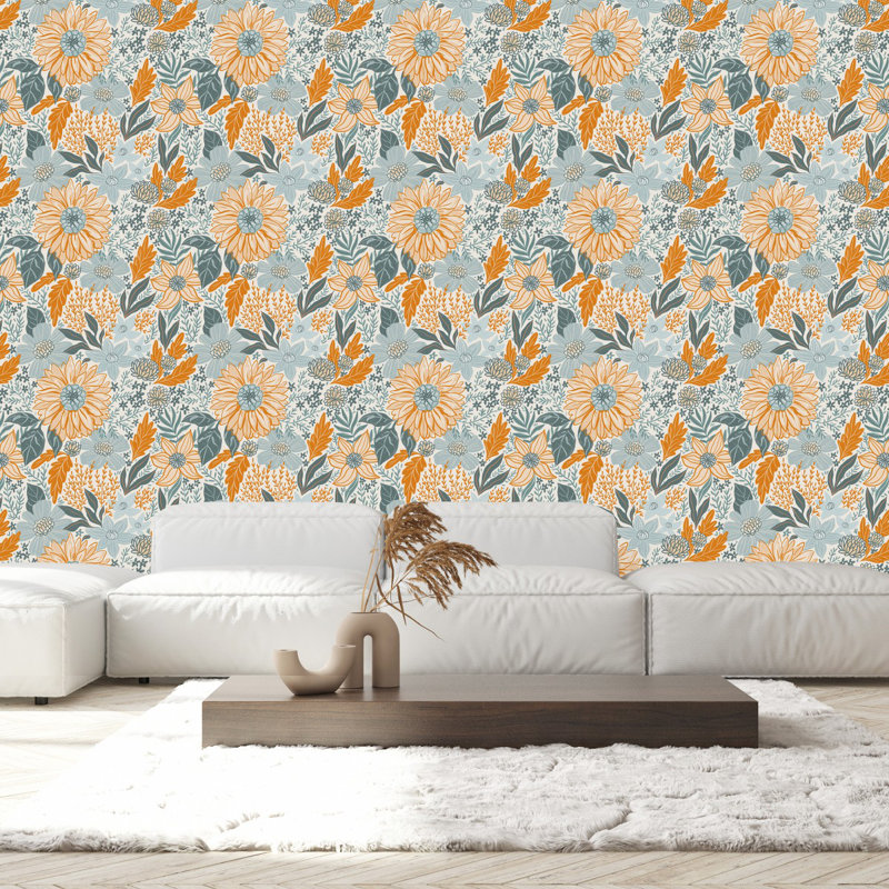 Floral Tile, 225" L x 25" W