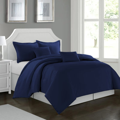 Cathyjo Super Soft Microfibre Reversible 200 TC Plain Duvet Cover Set with Cases