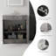 Meuble-lavabo autoportant moderne avec comptoir en marbre de culture et portes à fermeture douce-1787752736