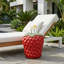 Tabouret de jardin en résine Strawberry