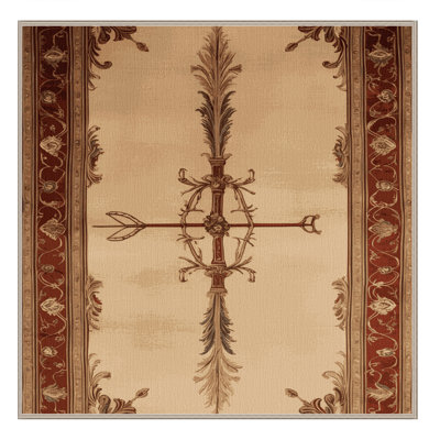 Machine Washable French Beige Area Rug
