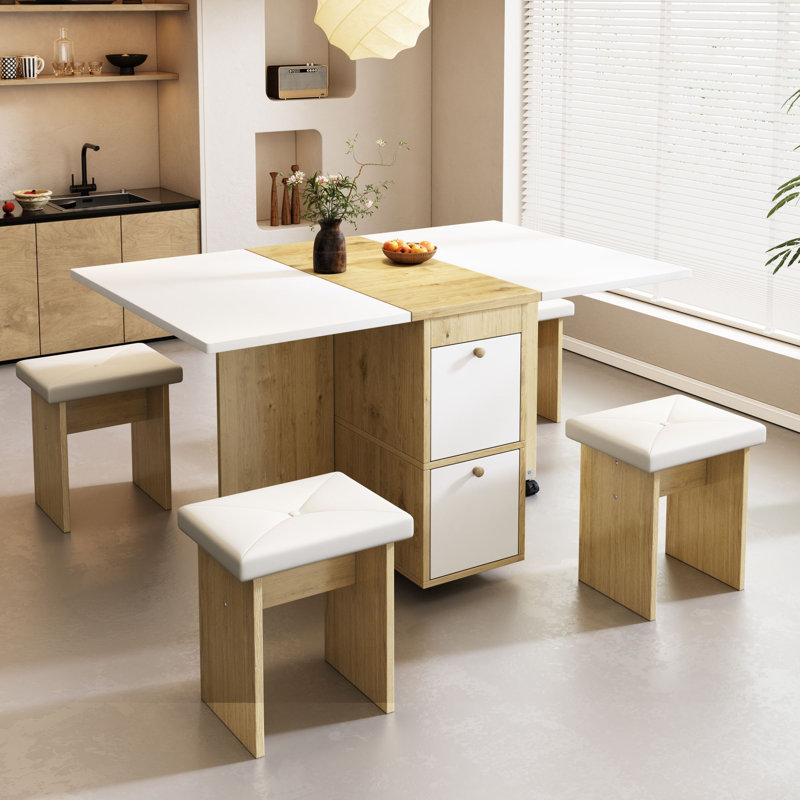 4 - Person Dining Set, White