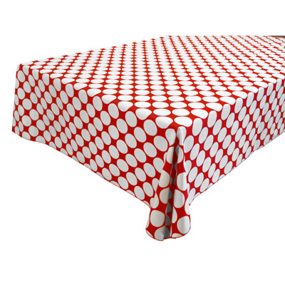 Large Circle Dots Print Tablecloths