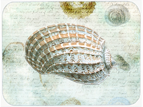 Caroline's Treasures Shells Glass Cutting Board
