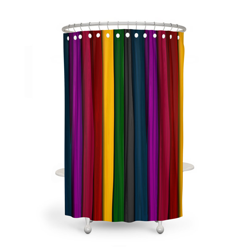 Rideau de douche simple, H 72 po x l 70 po