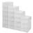 Shoe Storage Boxes 18 Pack Clear Plastic Stackable