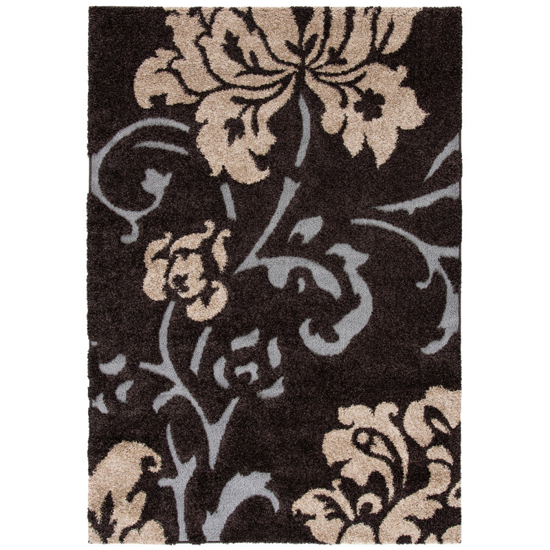 Tapis brun foncé Chanhassen, Rectangle 5 pi 3 po x 7 pi 6 po