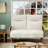 46.5" Upholstered Loveseat Sofa With Rattan Arms-1438480648