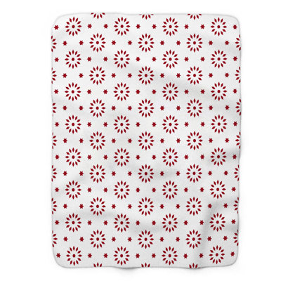 Ruby Symmetry  1 Piece Premium Sherpa Blanket 0215
