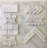 BASKET WEAVE IMPERIAL WHITE w/ WHITE HONED