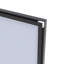 Miroir de salle de bain rectangulaire surdimensionné de 60 po x 40 po avec cadre noir et grands miroirs muraux décoratifs pour salle de bain Miroir mural vertical ou horizontal avec cadre en aluminium-2144308044