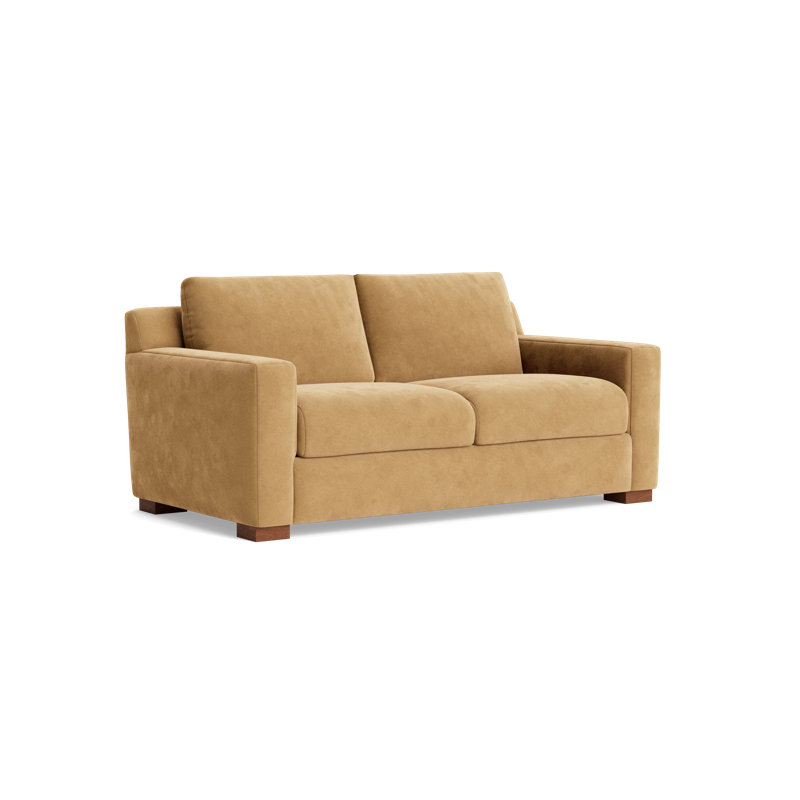 Catalina Loveseat (70"), Performance Velvet - Nutmeg