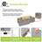 Rectangle Steel Propane Smokeless Fire Pit Table with Lid