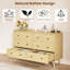 Commode 6 tiroirs Aleeah
