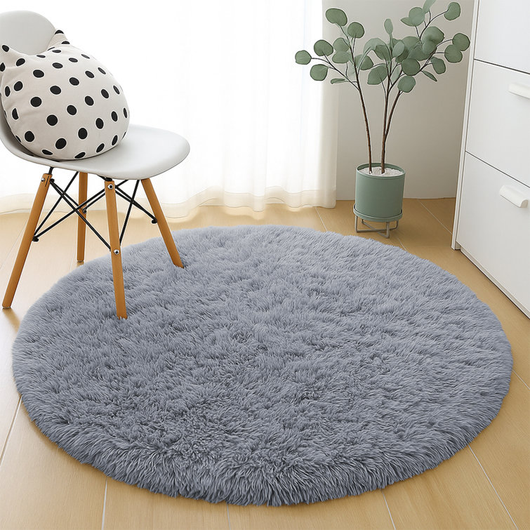 Allesia Standard Shag 120cm X 120cm Area Rug