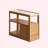 Simple Solid Wood Movable Side Table