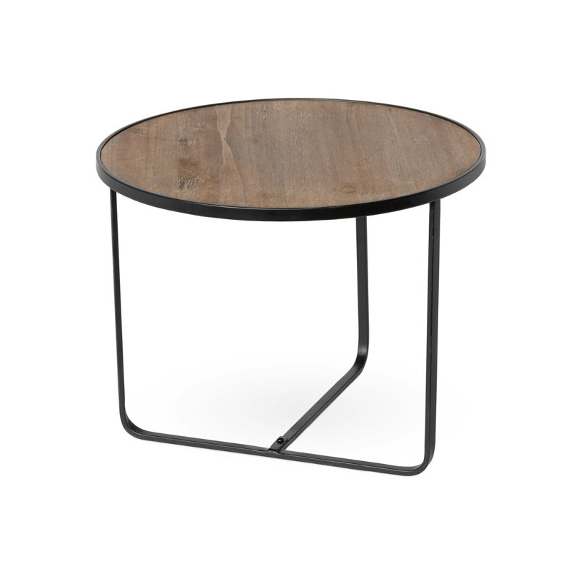 Wood and Iron Buffet Riser Short