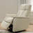 Lanaster Swivel Glider Recliner with Manual Adjustable Headrest & Footrest-2042130893