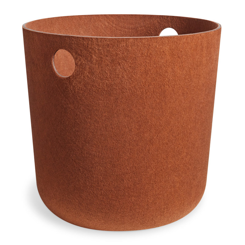 Grand panier de rangement Olly, Cuivre, 16 po x 16 po