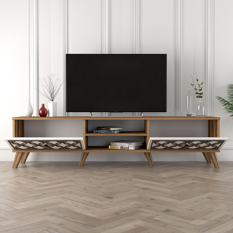 Aayush TV Stand for TVs up to 65", White