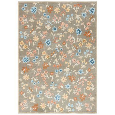 Tapis floral lavable à la machine à performance machine MSRW 187