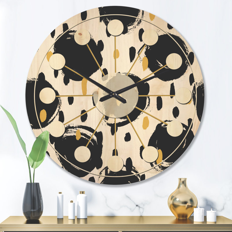 Solid Wood Wall Clock, Large
