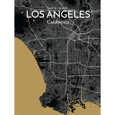 " Los Angeles City Map "