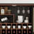 47.12" W Coffee Bar Wine Cabinet With 14-grid Wine Rack, 3 Drawers, Woven Rattan Doors, Multi-purpose Home Bar & Liquor Bar For Kitchen And Living Room-775445689