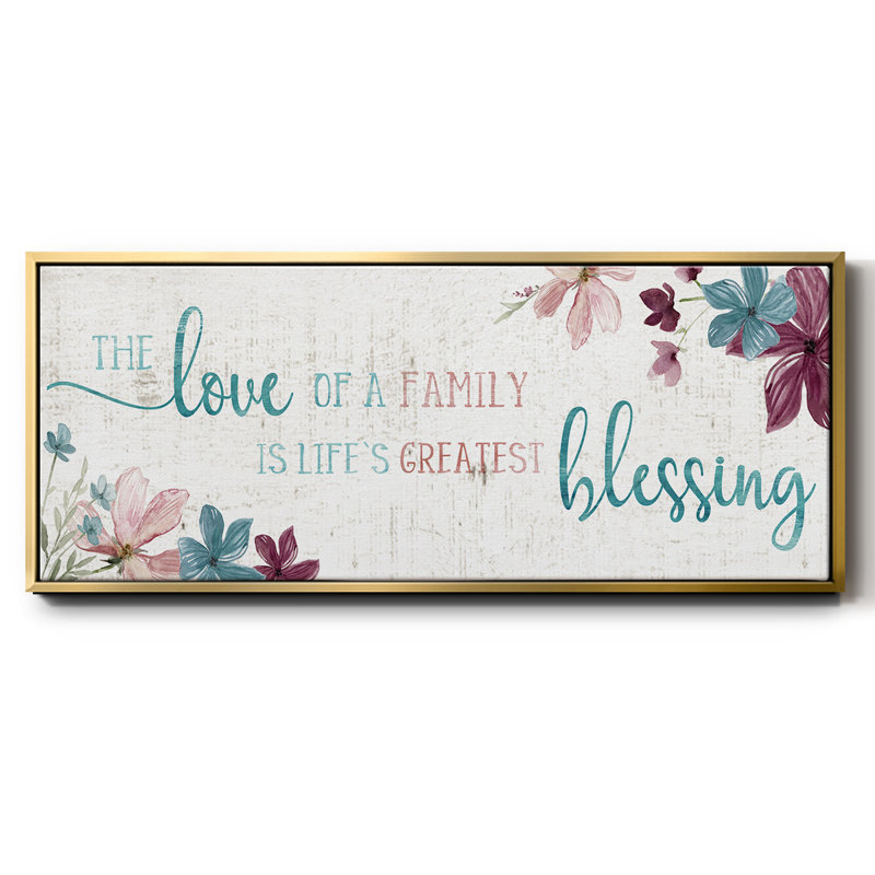 Life's Greatest- Framed Canvas