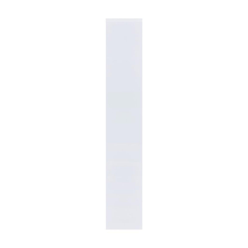 Bibliothèque géométrique rectangulaire à 10 tablettes multiples, Blanc