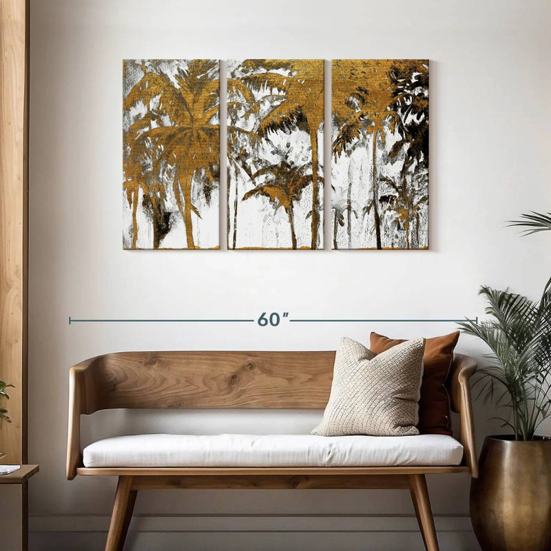 Alvord Luxe Palms I, 28" H x 45" W