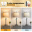 Ensemble de 2 lampes de table de 30 po de hauteur, lampes de chevet pour le salon de la chambre à coucher, lampes de table de chevet à hauteur réglable avec chaînette (ampoules incluses), noir-105171869-105171866