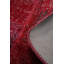 Tapis unique rouge rond 5 x 5 qui rehaussera votre maison avec des motifs audacieux