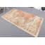 Tapis rétro rétro Oushak offrant un charme bohème rustique pour la décoration d'un vestibule ou d'un espace de vie