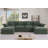 155.7" W 6-Piece Modular Chenille Sectional-339922949