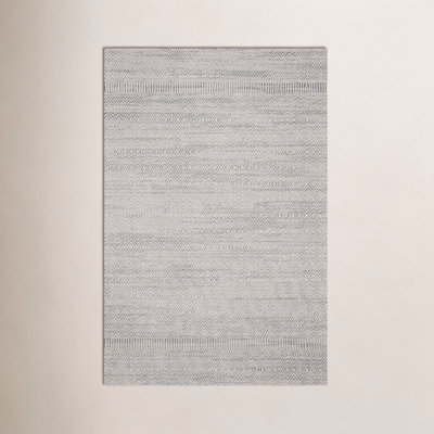 Gray White Geometric Outdoor Rug