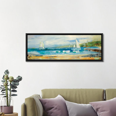 « seaside harbor i », reproduction sur toile