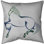 Housse de coussin carré cheval à aquarelle japonaise