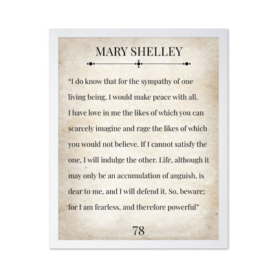 Mary Shelley Fearless