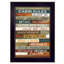« cabane rules »-cadre photo, art textuel sur papier